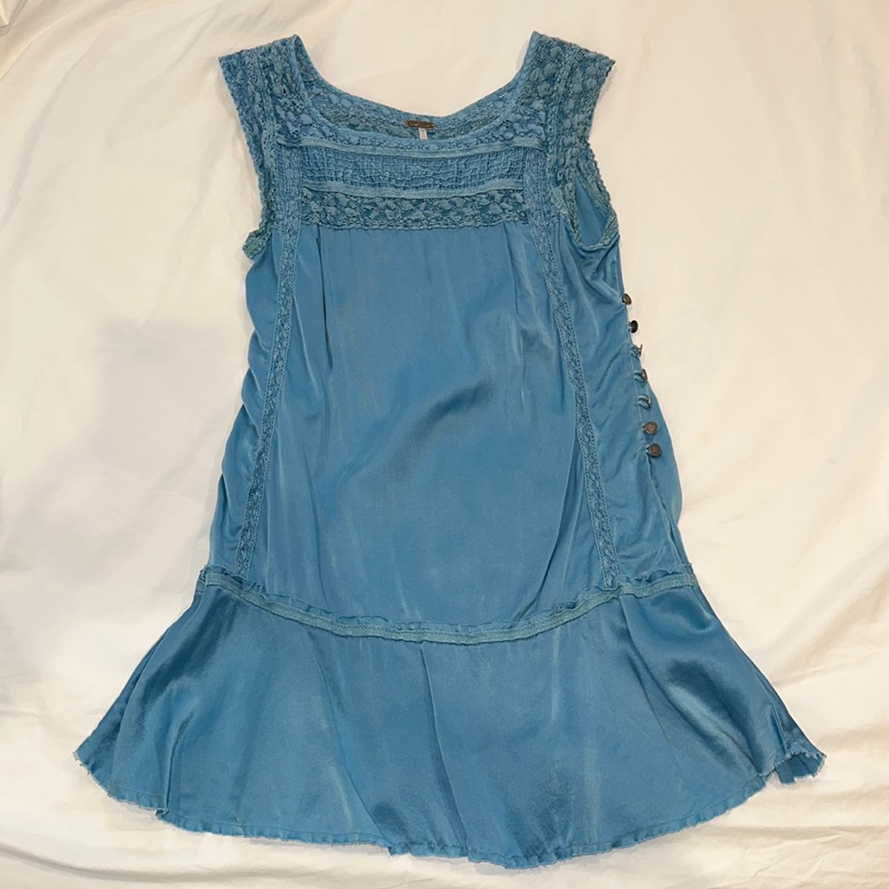FREE PEOPLE Sleeveless Silk Blouse